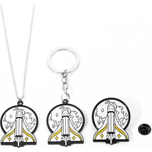 The Last of Us 2 Key Chains Joel Ellie Rocket Spaceship Firefly Pendant Keyrings keychain jewelry