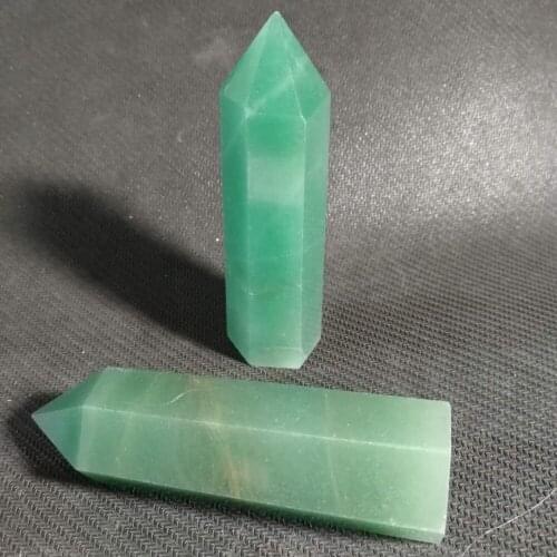 Natural green aventurine wand Points Collectors Meditation Reiki Healing Chakra Home