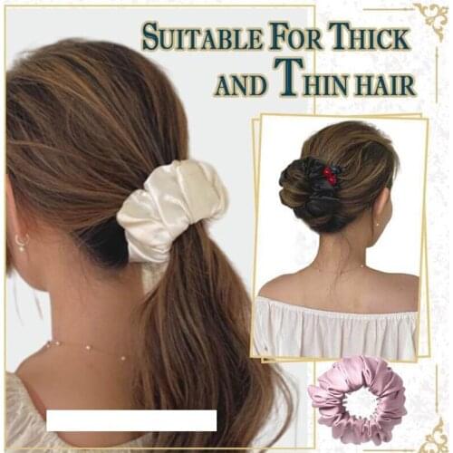 Large Intestine Hair Ring Hair Accessories Colorful Hair Rope Scrunchies Elastic Hair Ties For Women Girl TT@88