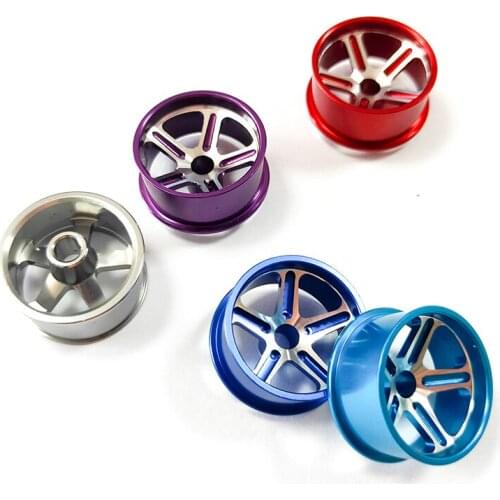 Self-made four-wheel drive parts solid five-star aluminum alloy wheel 21MM with wheel lock multicolor 95012