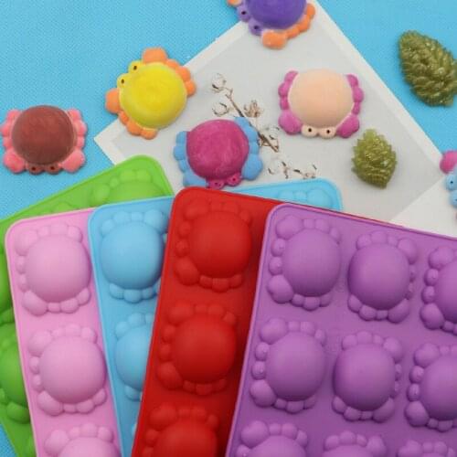 9 Even Crab Chocolate Silicone Mold Temperature Easy Release XG699