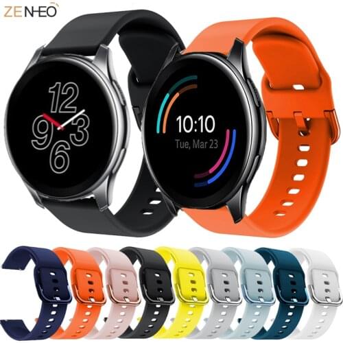 22mm Sport soft Silicone Replaceable strap for Oneplus Watch band for one plus watch Bracelet Watchbands Correa