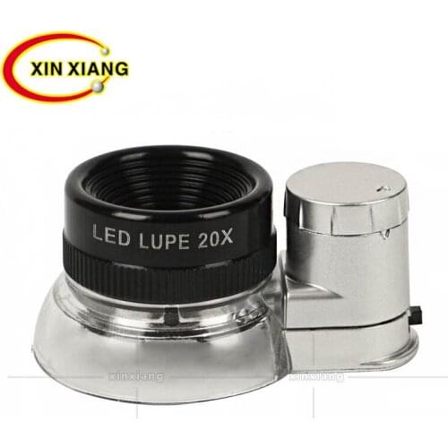 Magnifying glass,Magnifier glasses,magnifier, Illuminated 6 LED Stand Magnifier mini Microscope Jeweler Loupe Lens Lupa f. 7103A