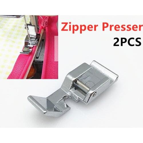 1PC Multi-functional Sewing Machine Zipper Presser Foot Single Clothing Zipper Sewing Handwork Cloth Presser Foots Hot Sale