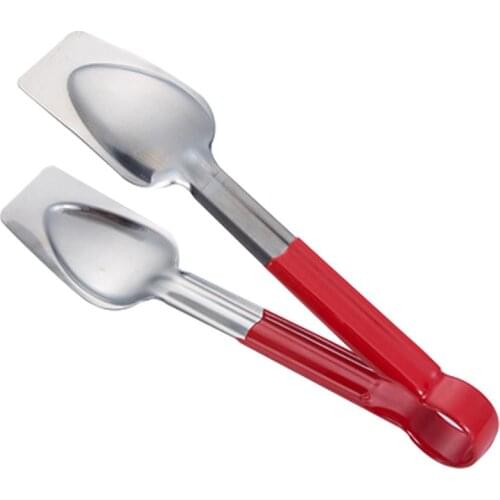 1pc Cooking Tongs Stainless Steel Non-Slip Non-Stick Kitchen Tongs Serving Clamp Cooking Accessories Kitchen Utensil