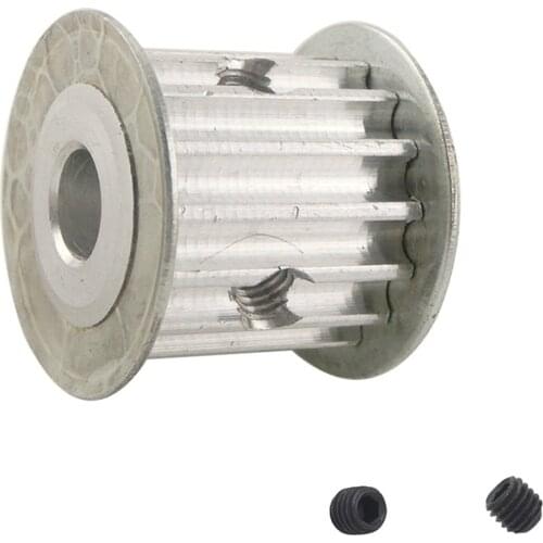 2PCS 5M 15Teeth Timing Pulley, 16mm Belt Width, Bore 12mm/5mm/6mm/6.35mm/8mm/10mm, 5mm Pitch, Synchronous HTD Belt Pulley