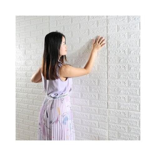3D Brick Wall Stickers Wallpaper Decor Foam Self Adhensive Wallpaper For living Room Decoration Wall Decor DIY Background