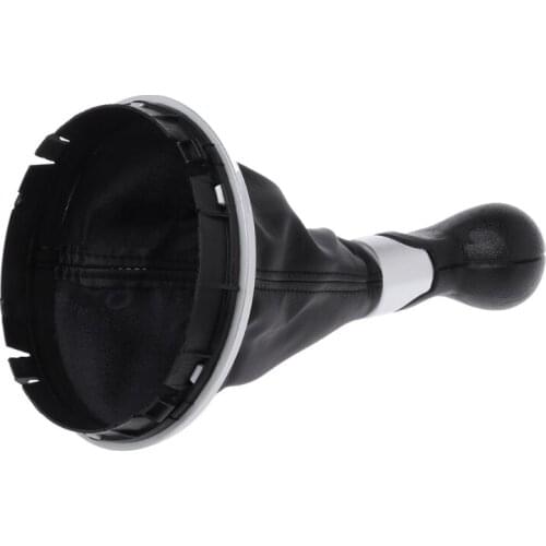 40GF 5 Speed Car Gear Shift Knob Gaitor Boot for skoda Fabia 2 MK2 2007-2012 Roomster