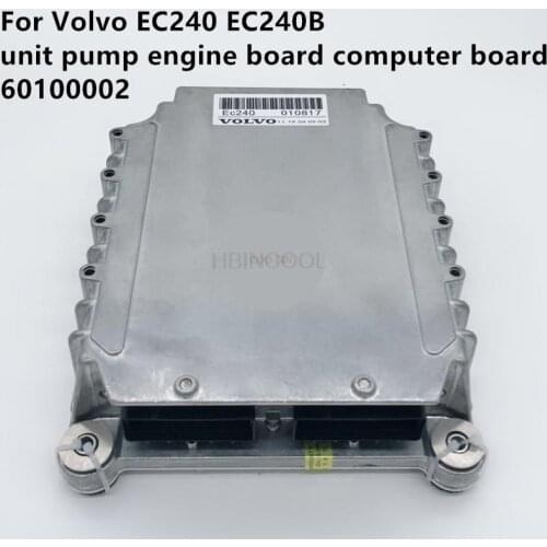 For Volvo EC240 EC240B Unit Pump Engine Board Computer Board 60100002 High Quality Excavator Parts Free Shipping