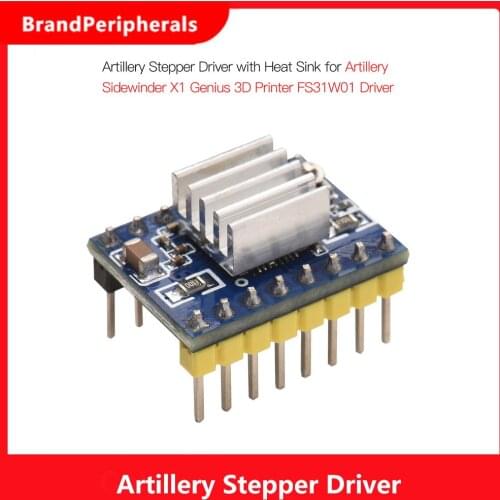 Artillery Stepper Driver with Heat Sink for Artillery Sidewinder X1 Genius 3D Printer FS31W01 Driver