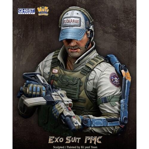 [Loong Way Miniatures] Nuts Planet Exo Suit PMC BUST Resin Miniature