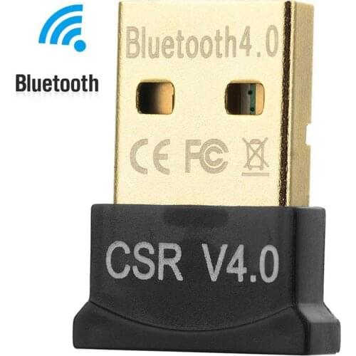 Mini 4.0 USB Bluetooth Audio Adapter Receiver for Laptop Windows 8/10 Mac Linux Mouse