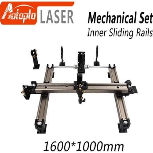 Mechanical Parts Set 1600*1000mm Inner Sliding Rails Kits Spare Parts for DIY 1610 CO2 Laser Engraving Cutting Machine