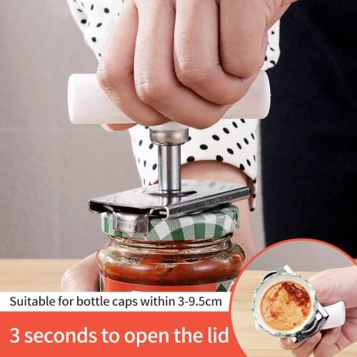 Stainless Steel Bottle Opener Labor-saving Can Opener Screw Cap Kitchen Accessories Supplies Home Tool