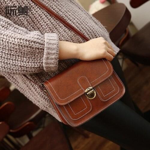 2020 New Women Shoulder Bag Handbags Bags Designer Version Small Square Messenger Bag Solid Color Fashion Versatile