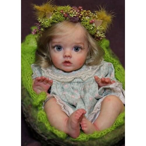 NPk 12inch new reborn fairy doll kit unfinished unpainted blank vinyl parts DIY toy reborn FLO fairy kit