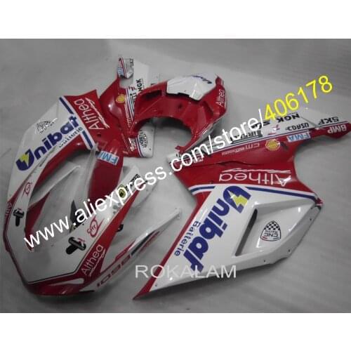 For Ducati 848 1098 07 08 09 10 11 1098S 1198 1198S 2007 2008 2009 2010 2011 ABS Bodywork Fairing (Injection Molding)
