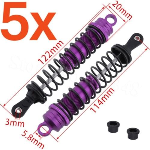 Wholesale 5Pairs/Lot HSP 81003 for 1/8 Scale Shock Absorber Alloy Aluminium 122MM Buggy