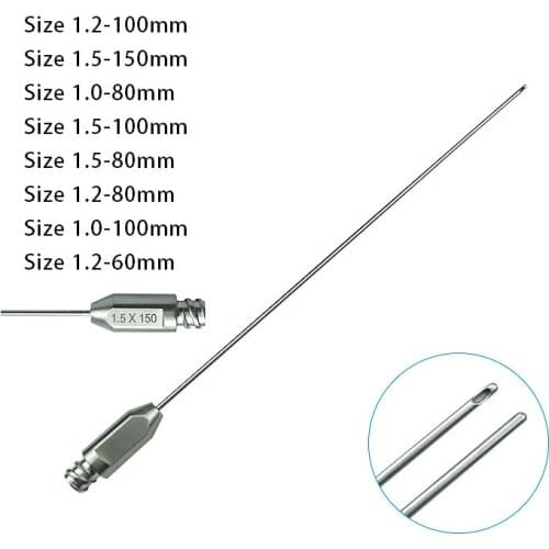 Fat Transfer Liposuction Cannulas Needle Face Fat Infiltration Micro Cannulas