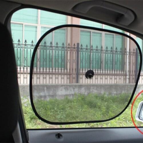 2Pcs 44*37cm Black Car Window Sunshade Cover Car Sun Shade Side Rear sun protect parasole auto parasol coche Auto Accessories