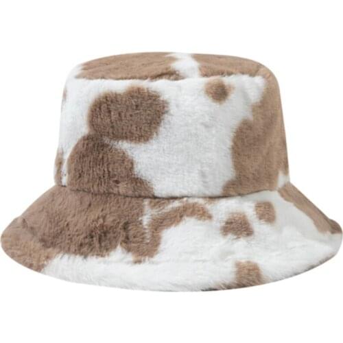 Packable Fishing Hat Sunday Angora Yarns Made Fuzzy Warm Keeping in Winter Bucket Hat Outdoor Protection