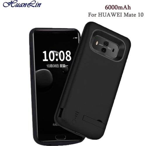 6000mAh External Rechargeable Battery Case For HUAWEI Mate 10 Battery Power Bank Charger TPU Frame Phone Cover Case