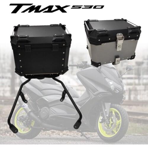 36L 45L 55L 65L Motorcycle for Yamaha TMAX530 2012-2013-2014-2015-2016 Aluminum Alloy Tail Box Rear Luggage Case MOTO Waterproof