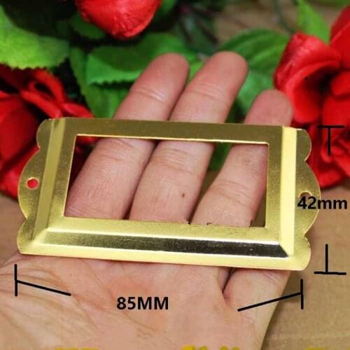 Yellow Vintage Metal Kitchen Drawer Cabinet Door Handle Furniture Knobs Hardware Cupboard Antique Shell Pull Handles,Card Holder