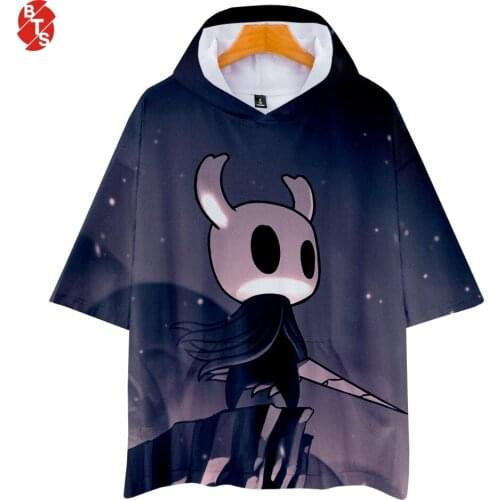 Hollow Knight 3D Printed Hooded T-shirts Women/Men Fashion Summer Short Sleeve Tshirts 2019 Hot Sale Casual Streetwear T Shirts