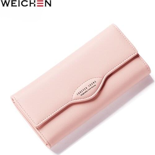 Weichen Pu Leather Women wallet 2020 long lady purse brand designer casual female wallet coin purse