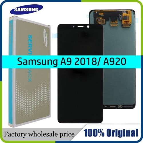 Super Amoled LCD 6.3" Screen For Samsung A9 2018 A920 LCD Display Assembly Touch Screen Digitizer Samsung Galaxy A9 2018 A920