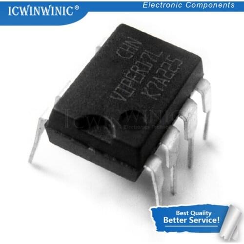 10piece VIPER17L VIPER17 DIP-8 DIP new original In Stock