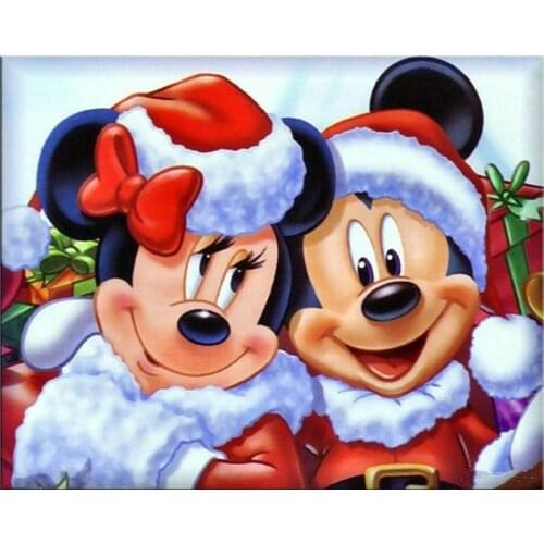 5D Square/round Diamond Painting Disney Mosaic Mickey and Minne Decoration Diamond Rhinestone Embroidery Cross Stitch Home Decor