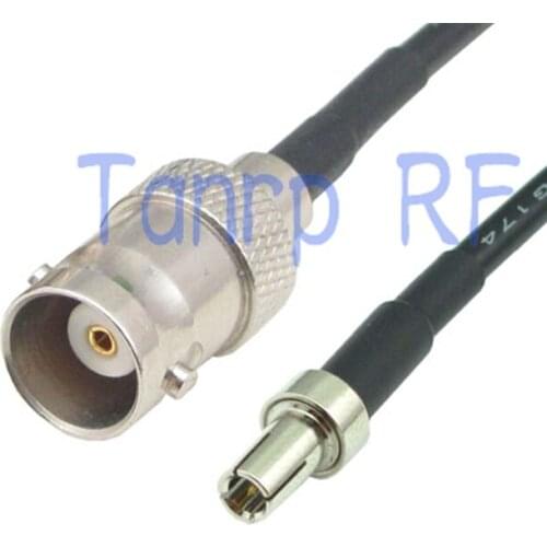 6in BNC female jack to TS9 male plug RF adapter 15CM Pigtail coaxial jumper cable RG174 extension cord