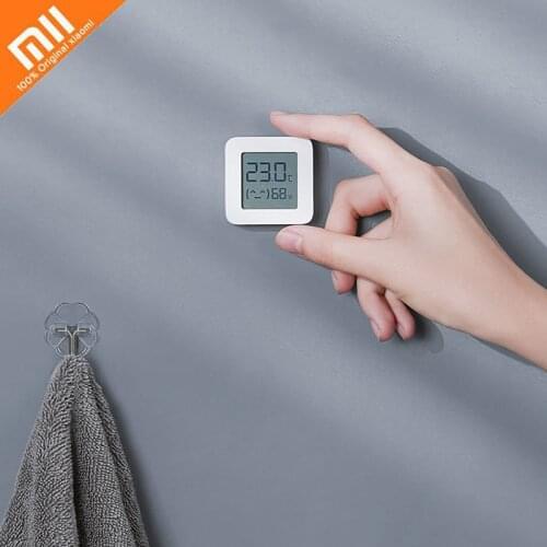 Xiaomi Mijia Bluetooth Thermometer 2 Wireless Smart Electric Digital Hygrometer Thermometer Humidity Sensor Work Mi Home APP