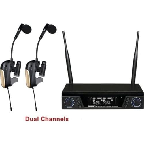 ACEMIC EX-200/ST-1 Wireless Saxophone Microphone True Diversity, Wireless Saxophone System Musical Instrument Amplifier