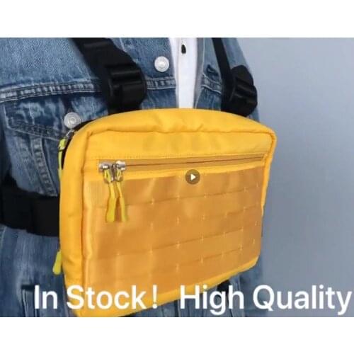 Colourful hip-hop kanye west street ins hot Chest Rig Military tactical chest bag Functional package trendsetter prechest bag