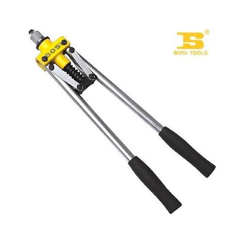 Dual Black Rubber Coated Handle 17" 430mm Heavy Duty Hand Riveter