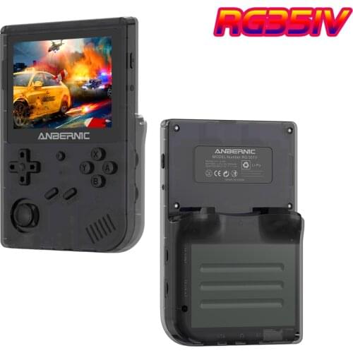 Docooler New RG351V Retro Game Console RK3326 Handheld Game Player 3.5" Built in WiFi Games Emulators for PS1 N64 Linux System