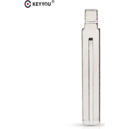 KEYYOU 10 PC car key blade number 108 fits For Hyundai Rena 2012 car blank key is for flip key remotes