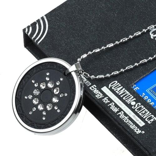 Energy Quantum Pendant Crystal Fashion Pendants with Gift Box 6000 Ions Health Jewelry Drop shipping 5g radiation protection