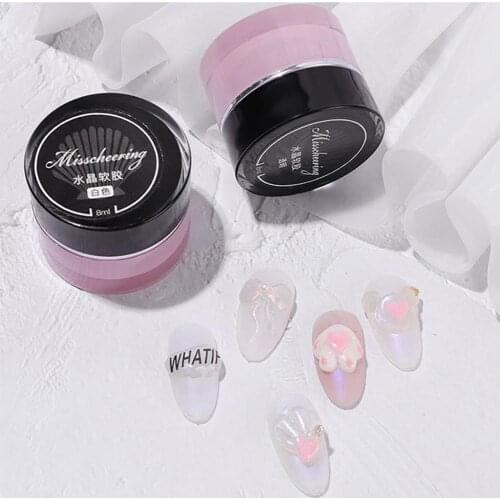 Soft Nail Gel Safe Non-sticky Synthetic UV Nail Building Gel for Girl