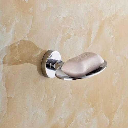Wall hanging Silver Brass Bathroom Toilet Soap Rack Soap Bathroom Hardware Soap Dish Bathroom Accessories