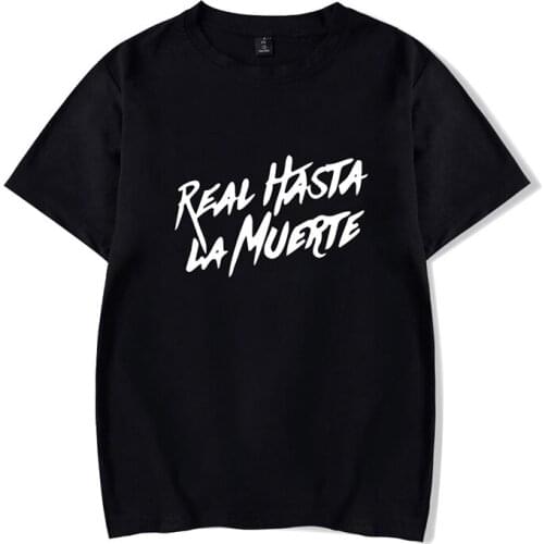 Real Hasta La Muerte Fashion Cool Hip Hop T-shirts Men Women T Shirts Casual Tee Shirt Short Sleeve Unisex Sport T-shirt Top 4XL