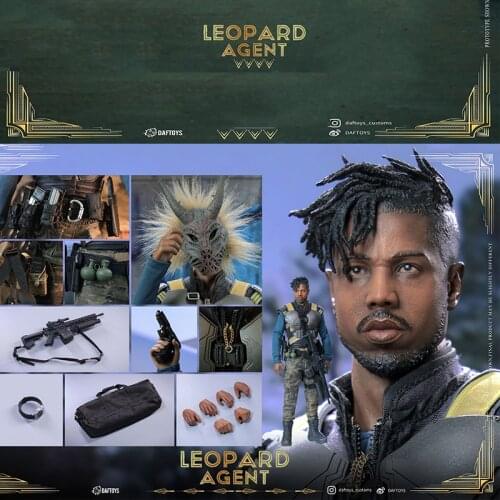 Pre-sale DAFTOYS F018 1/6 Scale Leopard Male Action Figure Model Full set Action Figure