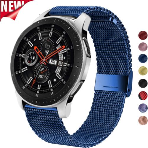 Milanese strap For Samsung Active 2 40mm Gear S3 Frontier bracelet Huawei GT/GT2/2e/Pro Galaxy watch 45/42/46mm band 20mm 22mm