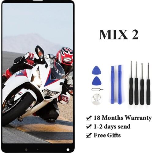 Mobile phone lcd screen for Mi Mix 2 display No dead pixel Assembly Replacement black white Hot selling alibaba