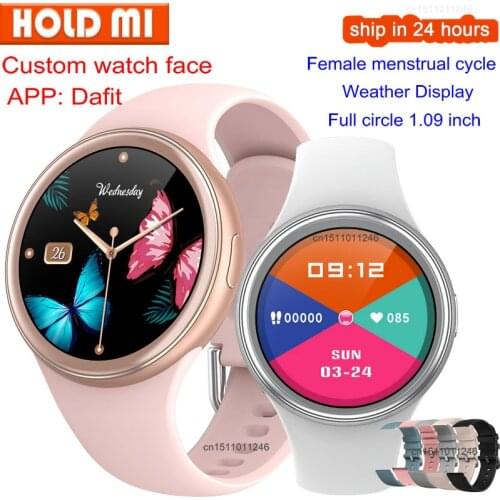 Smart Watch Women HD Full Touch Screen IP68 Waterproof DIY Watch Face Lady Smartwatch Woman For IOS Android VS DT88 Pro GW33 V23