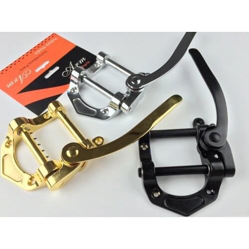 LP system electric guitar string tremolo department of tremolo bridge, the small rocker gold and silver