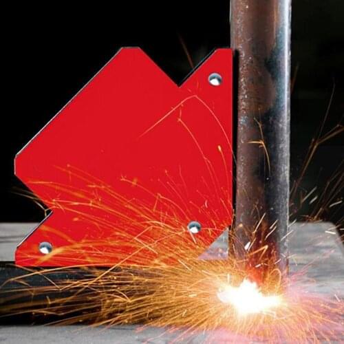 1pc Welding Magnetic Holder Strong Magnet 3 Angle Arrow Positioner Locator Power Soldering Tool Welder